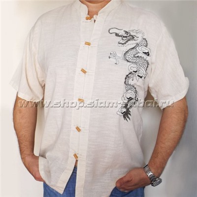 Льняные мужские рубашки из Тайланда