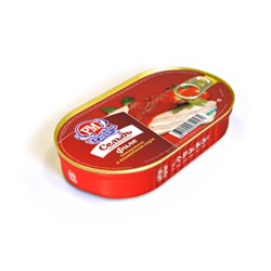 Сельдь атлантическая филе бланшированная в томатном соусе Банка "Hansa" с ключом “easy open” 175г