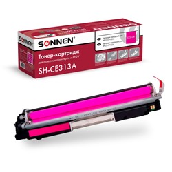 Картридж лазерный SONNEN (SH-CE313A) для HP СLJ CP1025 ВЫСШЕЕ КАЧЕСТВО пурпурный, 1000 стр. 363965