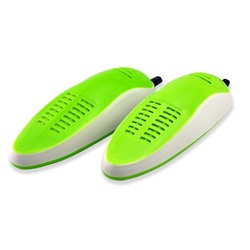 ЭЛ. сушилка для обуви Sakura SA-8153 WGR цвет бело-зеленый антибактериальный эффект мощ 12 Вт (24)