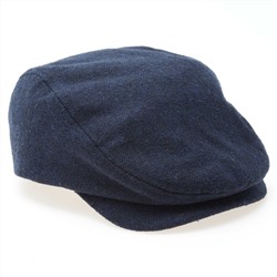 Теплая кепка в стиле 'Гаврош' - синий