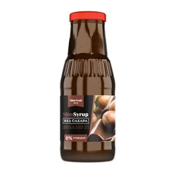 Slim Fruit. Низкокалорийный сироп "Slim Syrup" без сахара со вкусом шоколад-лесной орех 330г. 1/15