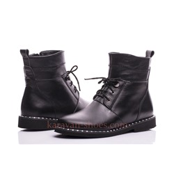 Женские кожаные ботинки V.Arimany V1212 Черный: Под заказ