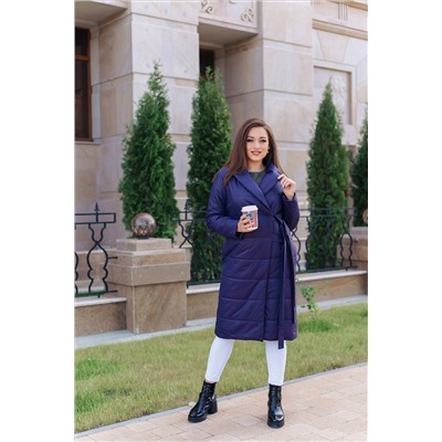 Пальто женское демисезонное 21550  (фиолет)