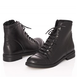 Женские кожаные ботинки DeLis DeL28257 Черный: Под заказ