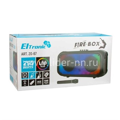 Колонка 06" (20-67 FIRE BOX 250) динамик 2шт/6.5" ELTRONIC с TWS