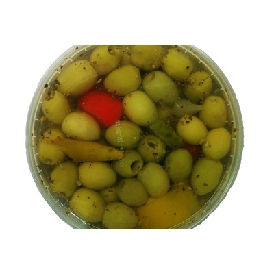 Оливки зеленые по-андалузски 170гр