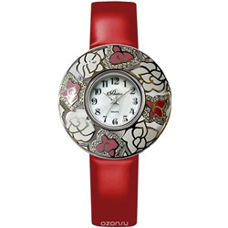 Часы с накладкой художественного литья "Розалия-2" 1143S19-В6L2
