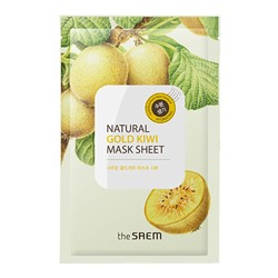 The Saem Natural Lemon Тканевая маска с экстрактом золотого киви (1 шт)