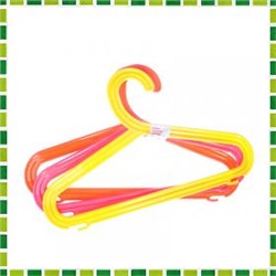 Набор вешалок детских цветных 3шт, пластик, Р4002НС3