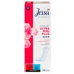 Jessa Diskret Slipeinlagen Ultra Mini Plus 22 St, Джесса Урологические прокладки Ультра Мини Плюс, 20 шт