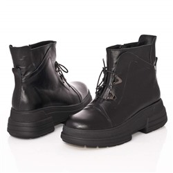 Женские кожаные ботинки DeLis DeL2106-254 Черный: Под заказ