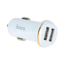 АЗУ для iPhone5/6/6Plus/7/7Plus 2 USB выхода (2100mAh) HOCO Z1 (белый)