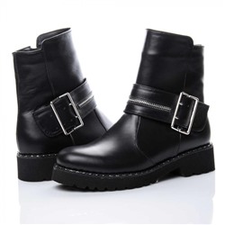 Женские кожаные ботинки LaRose L2160 Черный: Под заказ