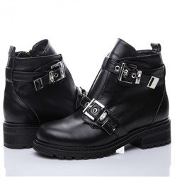 Женские кожаные ботинки LaRose L2156 Черный: Под заказ