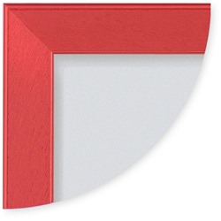 Рамка для сертификата Метрика 29.7x42 (A3) Stella пластик красный, с пластиком		артикул 5-42308