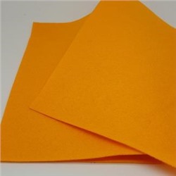 Фетр Skroll 20х30, жесткий, толщина 1мм цвет №022 (orange)