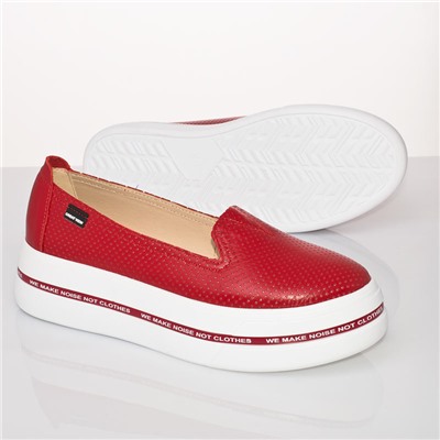 Женские кожаные туфли V.Arimany V1281 Красный: Под заказ
