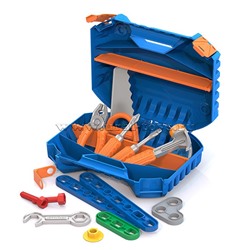 Набор инструментов с конструктором (47 элементов в чемодане)