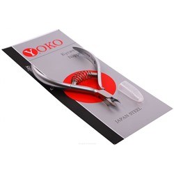 YOKO Кусачки маникюрные для кутикулы / Professional Quality SK 015/5, спиральная пружина, ручная заточка, 5,5 мм