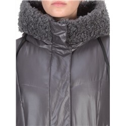 21-985 DARK GRAY Пальто зимнее женское AIKESDFRS (200 гр. холлофайбера)