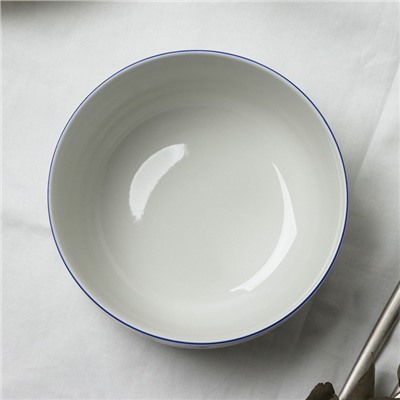 Тарелка керамическая глубокая «Ласточка», 14.6×7.5 см, 800 мл, Dolce Ceramo