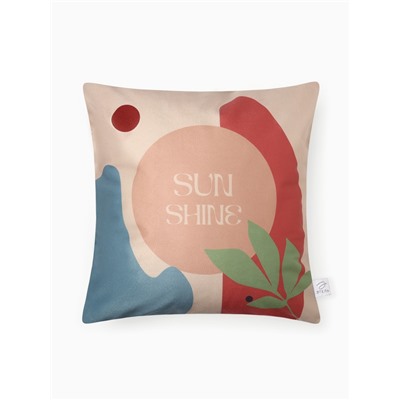 Набор декоративных наволочек Этель "Sunshine", 4 шт, 40*40 см, велюр