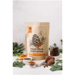 Кедровая клетчатка с ОБЛЕПИХОЙ и ЧИА / Cedar Immuno / дой-пак / 250 г / Сибирский кедр