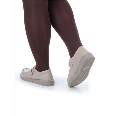 01-7581-5 BEIGE Ботинки демисезонные женские (натуральная кожа)