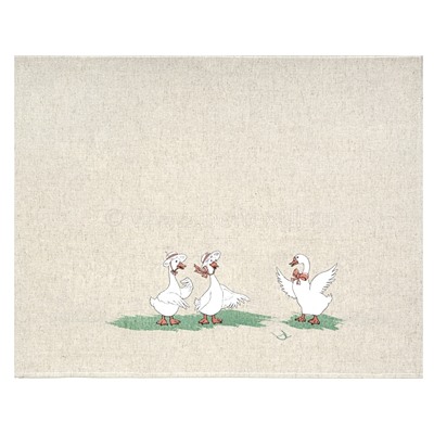 24С26-ШР/р.п. 46*60 Полотенце "Гуси-3" цв. 1 рис. 988