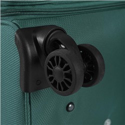 Чемодан (комплект из 3-х) , ткань,  50130 Бирюзовый