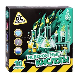 Научно-познавательный набор, модели "Re-агенты" Невероятные кислоты