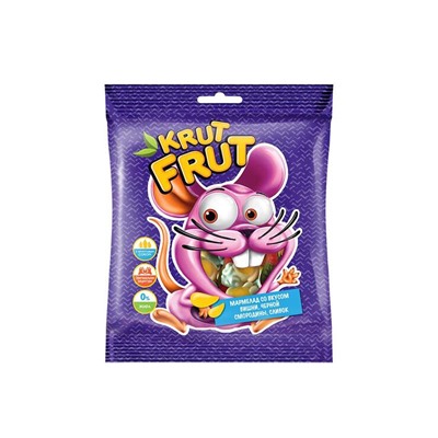 «KrutFrut», мармелад жевательный в форме мышек, 100 г