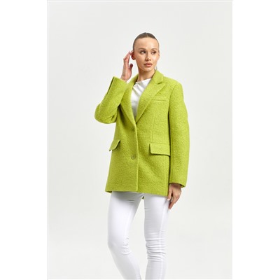 Пальто женское демисезонное 27100 лайм