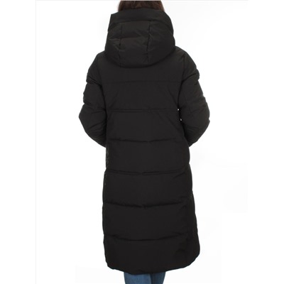 L-71 BLACK Пальто зимнее женское Flance Rose (200 гр. холлофайбер)