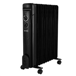 Обогреватель масляный D10-11 "DELTA", 2500 Вт, 11 секций, черный