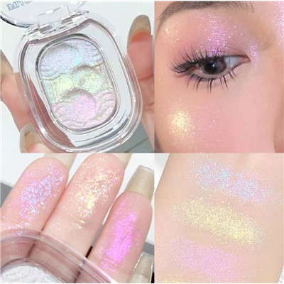 Мерцающие тени-хайлайтер хамелеон с кремовой текстурой Dikalu