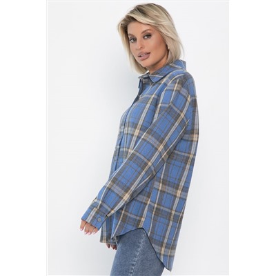 Рубашка Денни (голубая) Б14133-7М