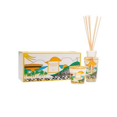 Baobab Collection MY FIRST BAOBAB RIO GIFT BOX Körperpflegeset Подарочный набор "Рио": диффузор и ароматическая свеча