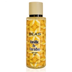 Мист для тела и волос Beas Body & Hair Vanille De Carabies 250 ml