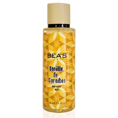 Мист для тела и волос Beas Body & Hair Vanille De Carabies 250 ml