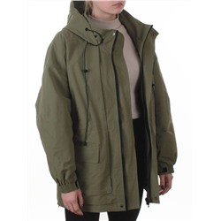3096 GREEN Куртка демисезонная женская (100 гр. холлофайбер)