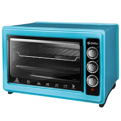 Духовой шкаф DELTA D-0123 1300Вт 37л голубая