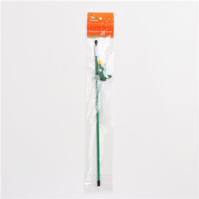 Дразнилка-удочка для кошек с бубенчиком «Ракета», 40 см