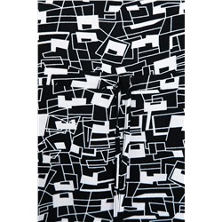 Платье Майя (черно-белое) П13911-3М