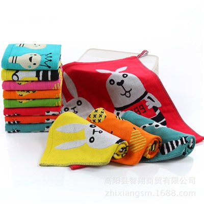 Creative gauze scarf, wholesale, Zhiyang gauze series, towels/towels/bath towels/children's towels/towels are quilted/children, with diverse patterns and rich colors.