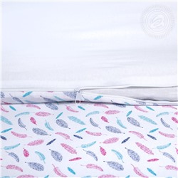 Пододеяльник трикотажный на молнии Пёрышко Арт Дизайн