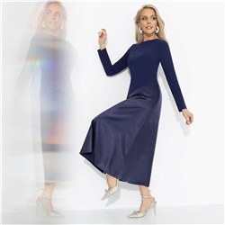 Платье комбинированное с шёлком, Нежная утонченность (моя мудрость)