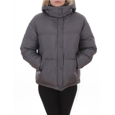 S24-292 GRAY Куртка зимняя женская (150 гр. холлофайбер)