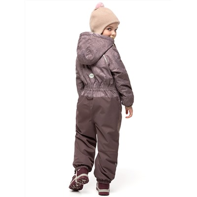 Комбинезон утеплённый для девочки NIKASTYLE 8м1825 Какао шоколад